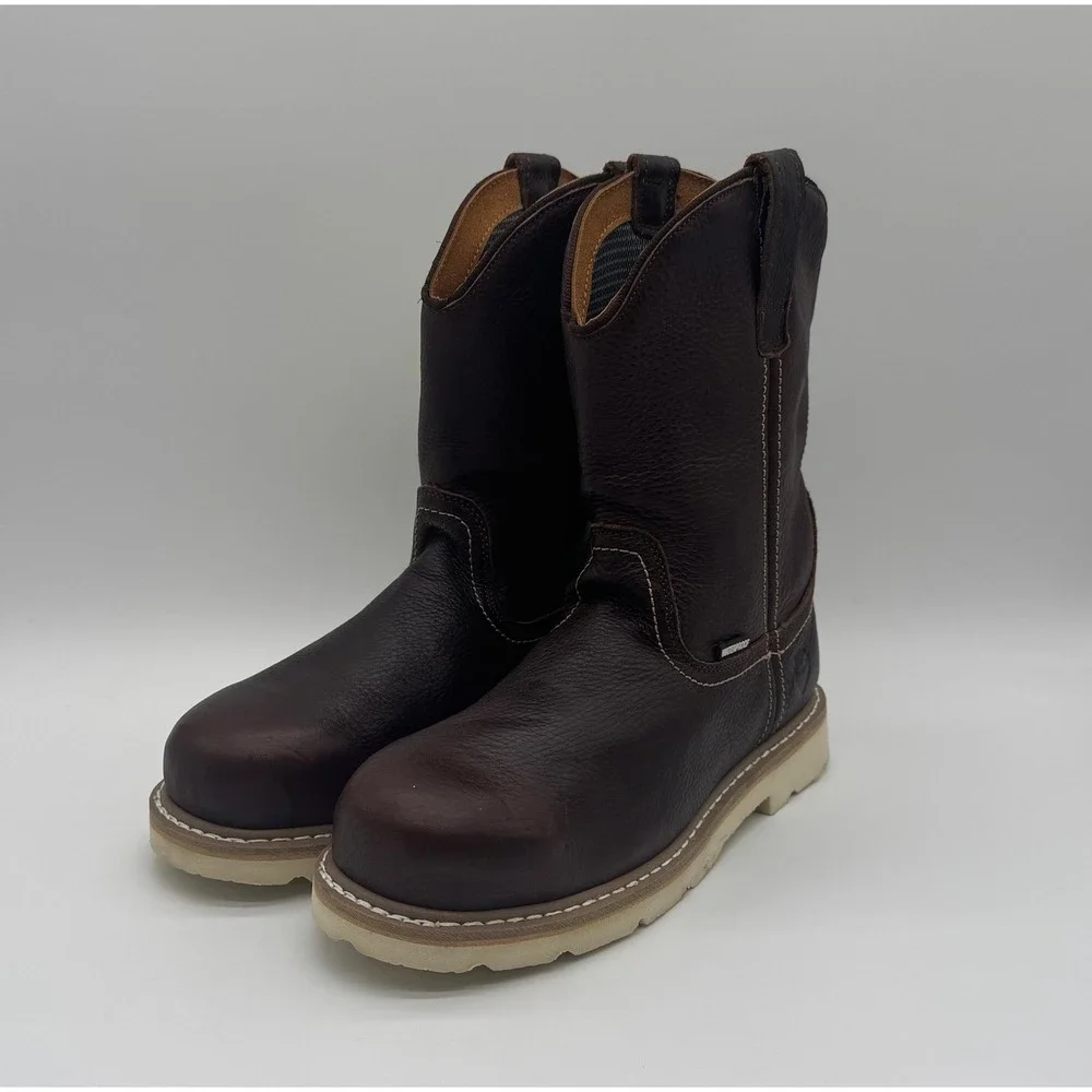 Sureway Mens Waterproof Leather Work Boots 65102S-WP Dark Brown ASTM F2413-18 EH